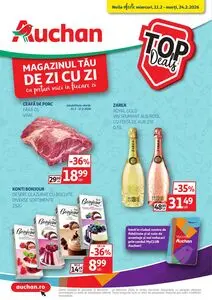Ziar promoțional Auchan, valabil de la 2026-02-11 până la 2026-02-24.