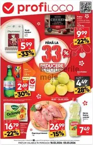 Ziar promoțional Profi, valabil de la 2026-02-18 până la 2026-03-03.