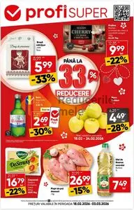 Ziar promoțional Profi, valabil de la 2026-02-18 până la 2026-03-03.