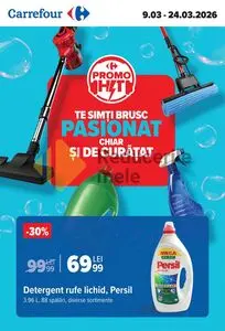 Ziar promoțional Carrefour, valabil de la 2026-03-09 până la 2026-03-24.