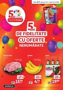 Ziar promoțional Auchan, valabil de la 2026-03-11 până la 2026-03-24.