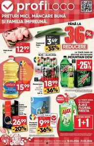 Ziar promoțional Profi, valabil de la 2026-03-18 până la 2026-03-31.