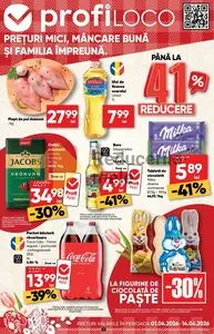Ziar promoțional Profi, valabil de la 2026-04-01 până la 2026-04-14.
