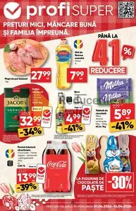 Ziar promoțional Profi, valabil de la 2026-04-01 până la 2026-04-14.