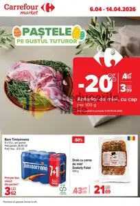 Ziar promoțional Carrefour, valabil de la 2026-04-06 până la 2026-04-14.