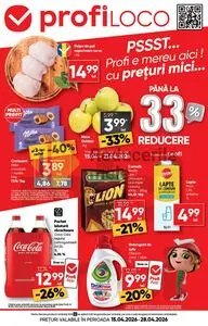 Ziar promoțional Profi, valabil de la 2026-04-15 până la 2026-04-28.