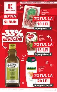 Ziar promoțional Kaufland, valabil de la 2026-04-22 până la 2026-04-28.