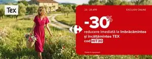 Ziar promoțional Carrefour, valabil de la 2026-04-23 până la 2026-04-28.