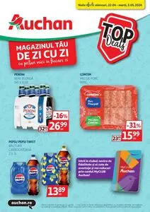 Ziar promoțional Auchan, valabil de la 2026-04-22 până la 2026-05-05.