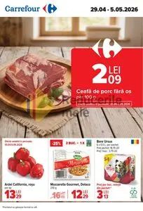 Ziar promoțional Carrefour, valabil de la 2026-04-29 până la 2026-05-05.
