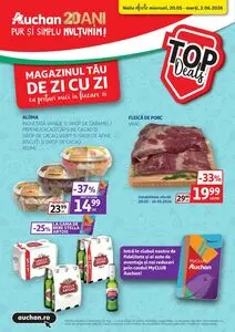 Ziar promoțional Auchan, valabil de la 2026-05-20 până la 2026-06-02.
