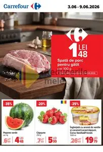 Ziar promoțional Carrefour, valabil de la 2026-06-03 până la 2026-06-09.