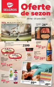 Ziar promoțional Selgros, valabil de la 2026-05-29 până la 2026-06-25.