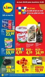 Ziar promoțional Lidl, valabil de la 2026-06-08 până la 2026-06-14.