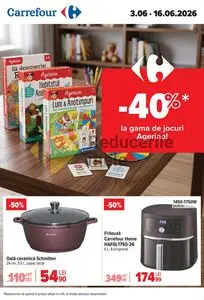 Ziar promoțional Carrefour, valabil de la 2026-06-03 până la 2026-06-16.