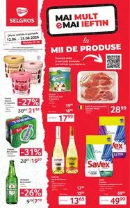 Ziar promoțional Selgros, valabil de la 2026-06-12 până la 2026-06-25.