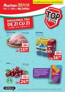 Ziar promoțional Auchan, valabil de la 2026-06-17 până la 2026-06-30.