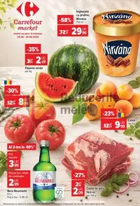 Ziar promoțional Carrefour, valabil de la 2026-06-24 până la 2026-06-30.