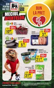 Ziar promoțional Mega Image, valabil de la 2026-06-25 până la 2026-07-01.