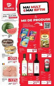 Ziar promoțional Selgros, valabil de la 2026-06-26 până la 2026-07-09.