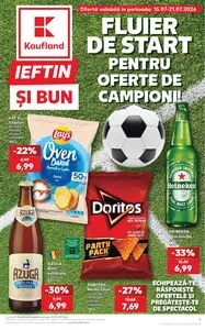 Ziar promoțional Kaufland, valabil de la 2026-07-15 până la 2026-07-21.