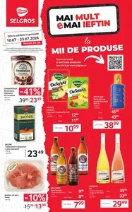 Ziar promoțional Selgros, valabil de la 2026-07-10 până la 2026-07-23.