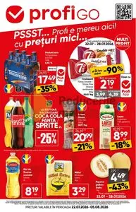 Ziar promoțional Profi, valabil de la 2026-07-22 până la 2026-08-05.