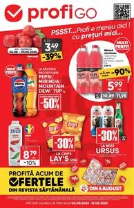 Ziar promoțional Profi, valabil de la 2026-08-06 până la 2026-08-12.