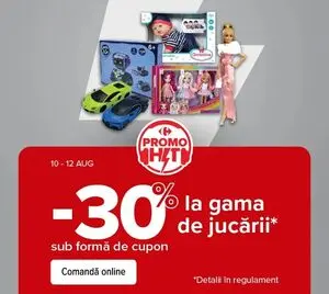 Ziar promoțional Carrefour, valabil de la 2026-08-10 până la 2026-08-12.
