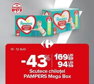 Ziar promoțional Carrefour, valabil de la 2026-08-10 până la 2026-08-12.