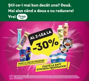 Ziar promoțional Froo, valabil de la 2026-08-05 până la 2026-08-18.