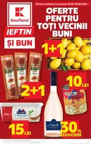 Ziar promoțional Kaufland, valabil de la 2026-08-12 până la 2026-08-18.