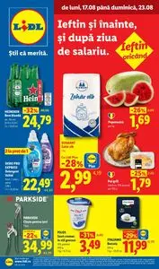 Ziar promoțional Lidl, valabil de la 2026-08-17 până la 2026-08-23.