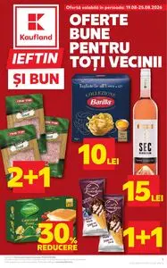 Ziar promoțional Kaufland, valabil de la 2026-08-19 până la 2026-08-25.