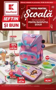 Ziar promoțional Kaufland, valabil de la 2026-08-19 până la 2026-08-25.