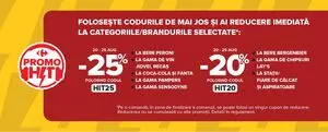 Ziar promoțional Carrefour, valabil de la 2026-08-20 până la 2026-08-25.