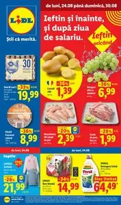 Ziar promoțional Lidl, valabil de la 2026-08-24 până la 2026-08-30.