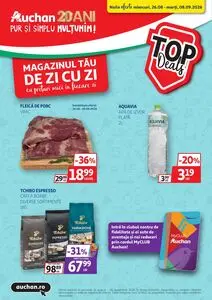 Ziar promoțional Auchan, valabil de la 2026-08-26 până la 2026-09-08.