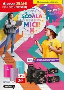 Ziar promoțional Auchan, valabil de la 2026-08-17 până la 2026-09-15.