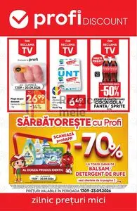 Ziar promoțional Profi, valabil de la 2026-09-17 până la 2026-09-23.