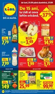 Ziar promoțional Lidl, valabil de la 2026-09-21 până la 2026-09-27.