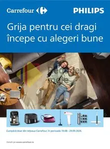 Ziar promoțional Carrefour, valabil de la 2026-08-19 până la 2026-09-29.