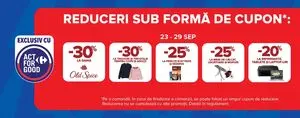 Ziar promoțional Carrefour, valabil de la 2026-09-23 până la 2026-09-29.
