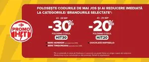Ziar promoțional Carrefour, valabil de la 2026-09-23 până la 2026-09-29.