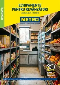 Ziar promoțional Metro, valabil de la 2026-07-01 până la 2026-09-30.