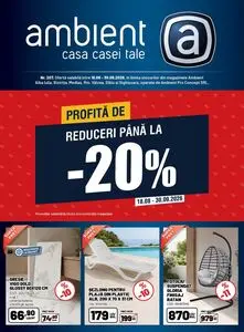 Ziar promoțional Ambient, valabil de la 2026-08-18 până la 2026-09-30.