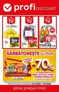 Ziar promoțional Profi, valabil de la 2026-10-01 până la 2026-10-07.