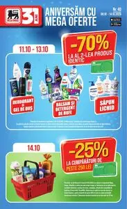 Ziar promoțional Mega Image, valabil de la 2026-10-08 până la 2026-10-14.