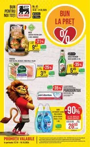 Ziar promoțional Mega Image, valabil de la 2026-10-15 până la 2026-10-21.