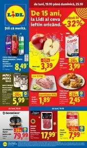 Ziar promoțional Lidl, valabil de la 2026-10-19 până la 2026-10-25.